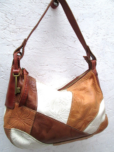 Fossil handtasche leder bag - leder,