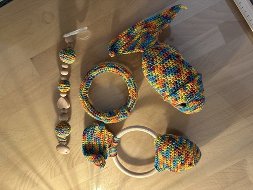 Handarbeit greifling baby set - handarbeit,