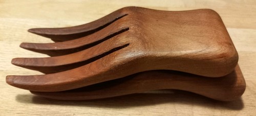 Salatbesteck 2er set greifer - salatbesteck,,